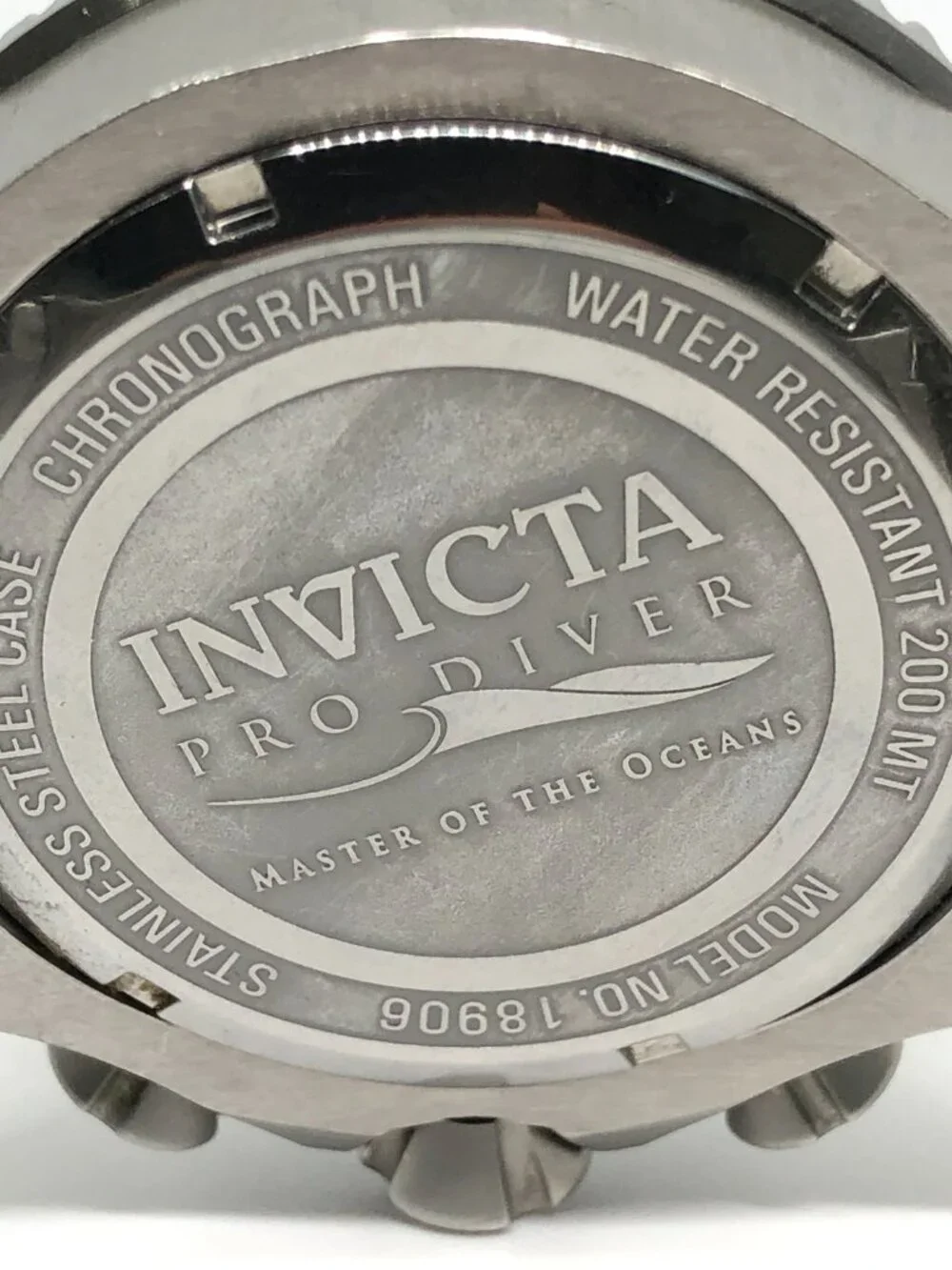 Invicta Men's 18906 Master Of Ocean Pro Diver Chronograph 52mm 200M Black Watch